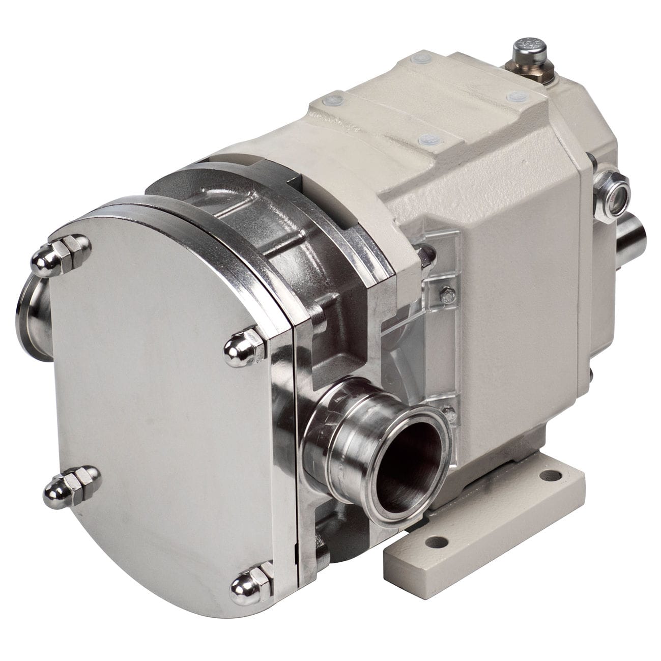 Rotary lobe pumps